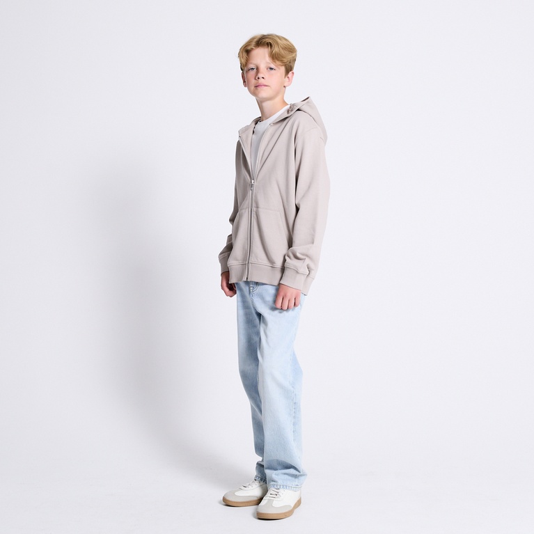 Zip hoodie "Tom star" Beige 3